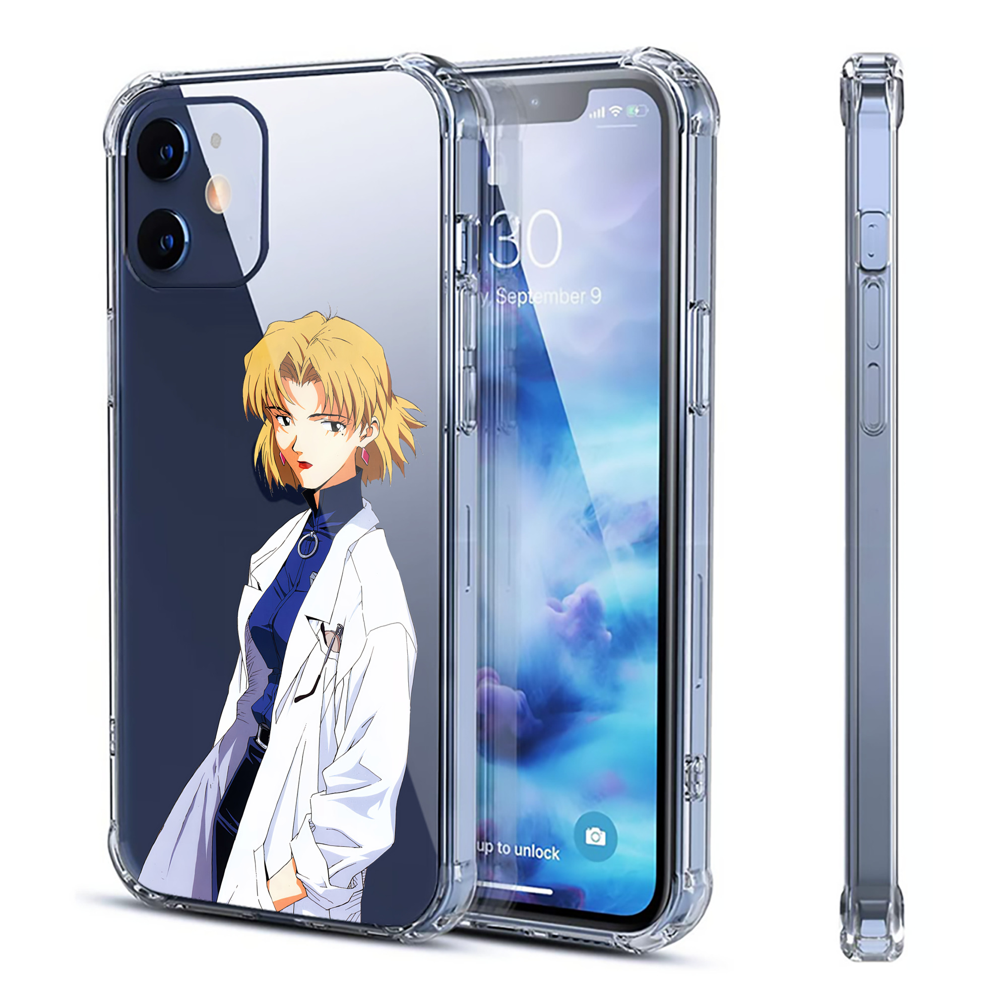 （画像用） EVA 新世紀エヴァンゲリオン 【iPhone 12シリーズ対応】透明スマホケース（クリアソフトケース）